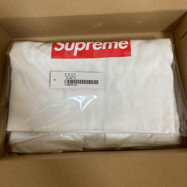 Supreme Box Logo L/S Tee white S Supreme Box Logo L/S Tee white S