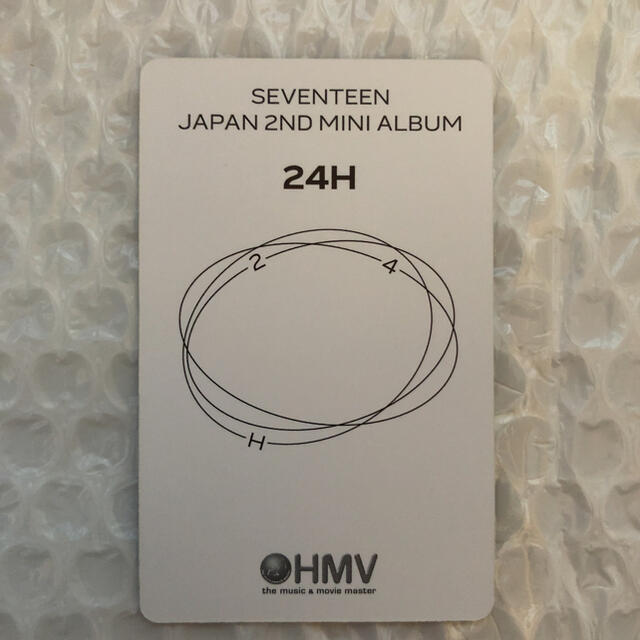 SEVENTEEN ウォヌ H セブチ トレカ HMV thanks 第3段 SEVENTEENの