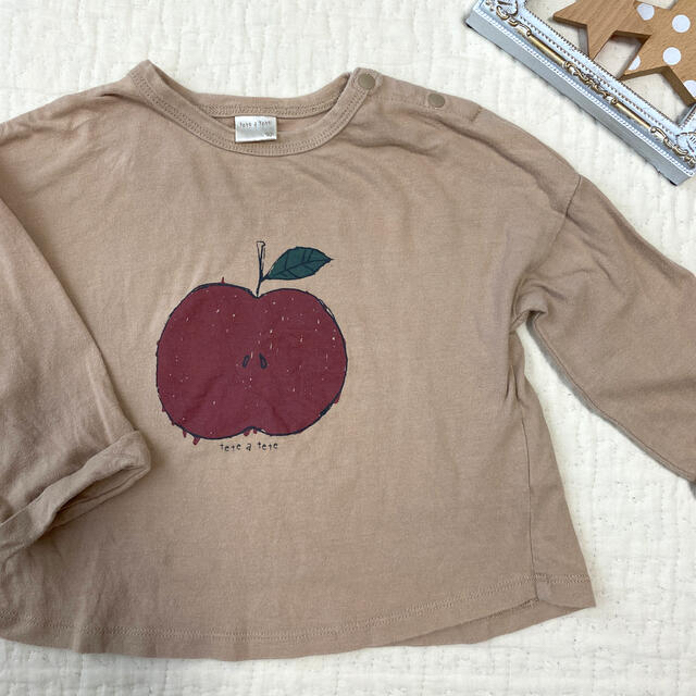tete a tete くすみカラー 長靴 Tシャツ 90 - Tシャツ/カットソー tete a tete くすみカラー 長靴 Tシャツ 90 - Tシャツ/カットソー