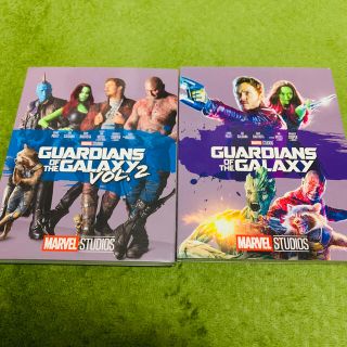 マーベル(MARVEL)の限定カバー付きガーディアンズ・オブ・ギャラクシー2作セットBlu-ray+DVD(映画音楽)