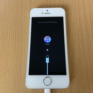 アップル(Apple)の【ジャンク品】 iPhone 5s ホワイト(スマートフォン本体)