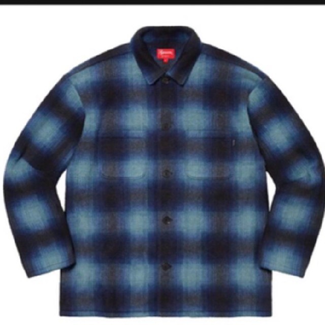 supreme shadow plaid fleece shirt