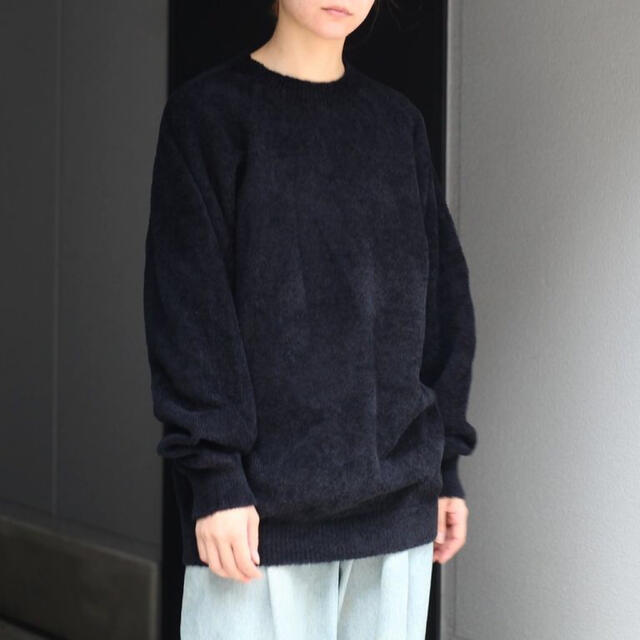 crepuscule 20aw cotton mole crew