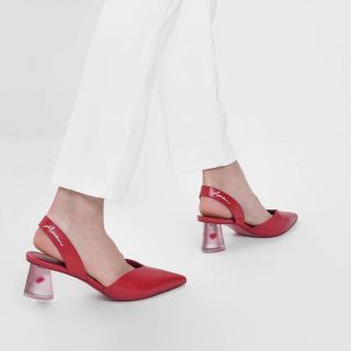 チャールズアンドキース(Charles and Keith)のチャールズアンドキース　ポインテッドトゥヒールシューズ(ハイヒール/パンプス)