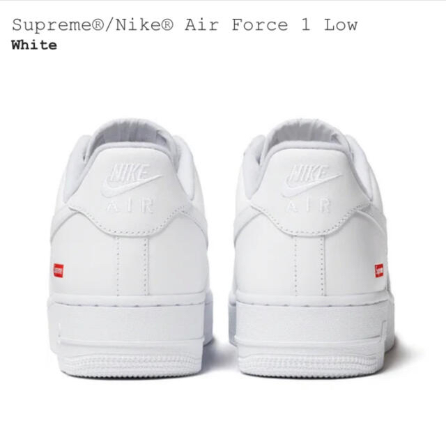 Supreme  Nike Air Force 1 White 28cm