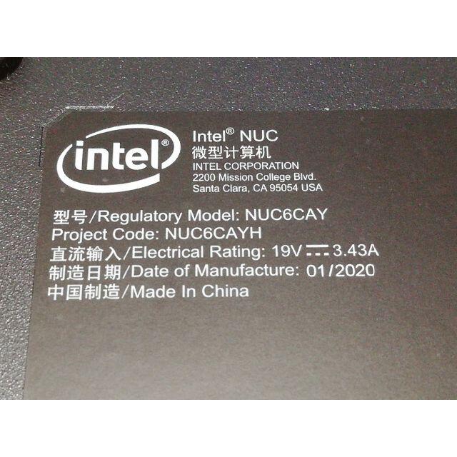 15個セット Intel NUC BOXNUC6CAYH NUC6CAYHデスクトップ型PC
