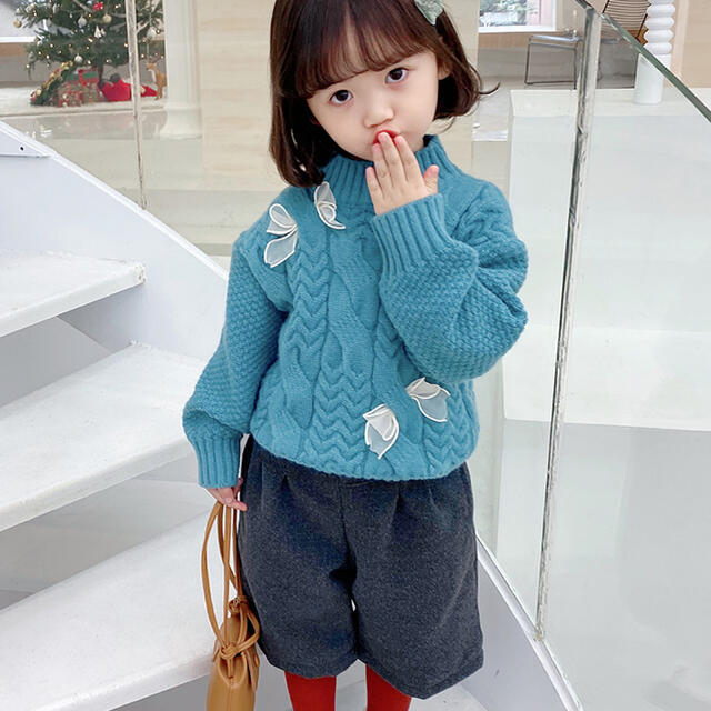 Chloe kids クロエ キッズ ニットカーディガン-