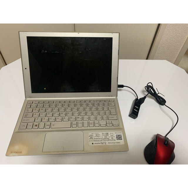 TOSHIBA dynaPad マウス、USBアダプタ付き