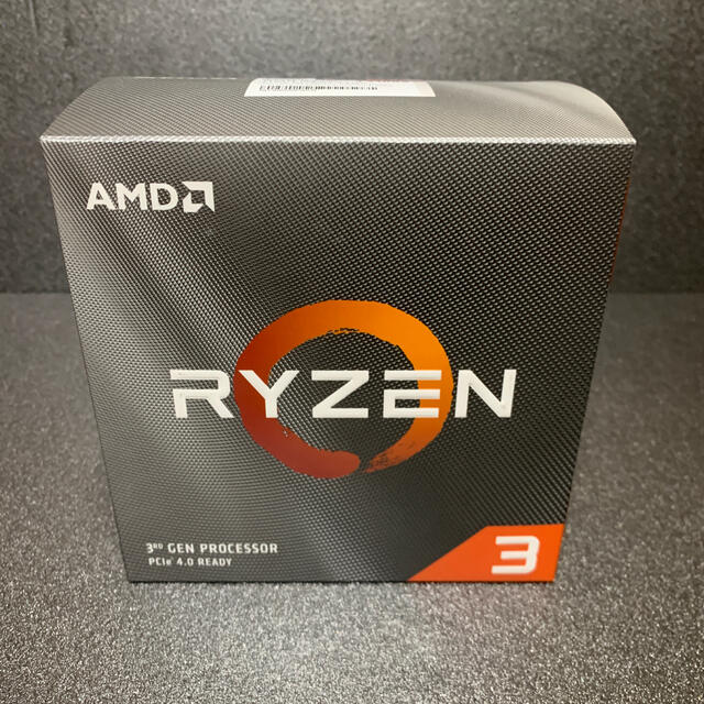 AMD RYZEN3 3300X BOX 完全動作確認品 クーラー未使用