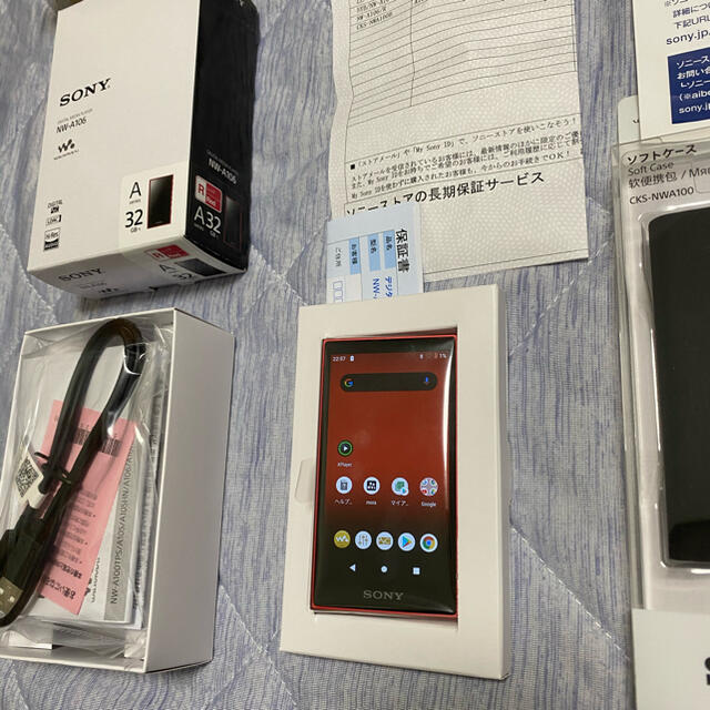 SONYウォークマンNW-A106レッド32GB超美品