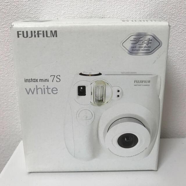 富士フイルム(フジフイルム)の★箱付き★ FUJIFILM instax mini7S チェキ ホワイト スマホ/家電/カメラのカメラ(フィルムカメラ)の商品写真