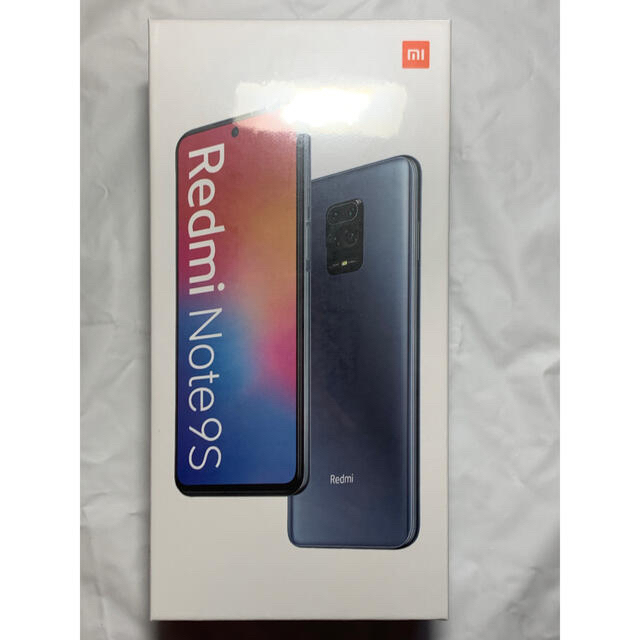 スマートフォン本体【新品未開封】Redmi Note 9S Xiaomi 日本版 SIMフリー