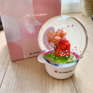 ルクルーゼ(LE CREUSET)のル・クルーゼ　桜スノードーム(置物)