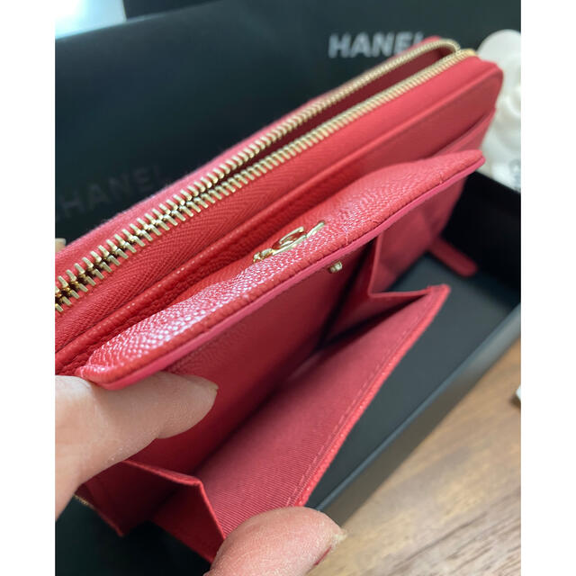 CHANEL(シャネル)のCHANEL長財布ピンク　新品　未使用 値下げ レディースのファッション小物(財布)の商品写真