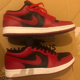 ナイキ(NIKE)のNIKE AIR JORDAN 1 LOW "VARSITY RED" 26.5(スニーカー)