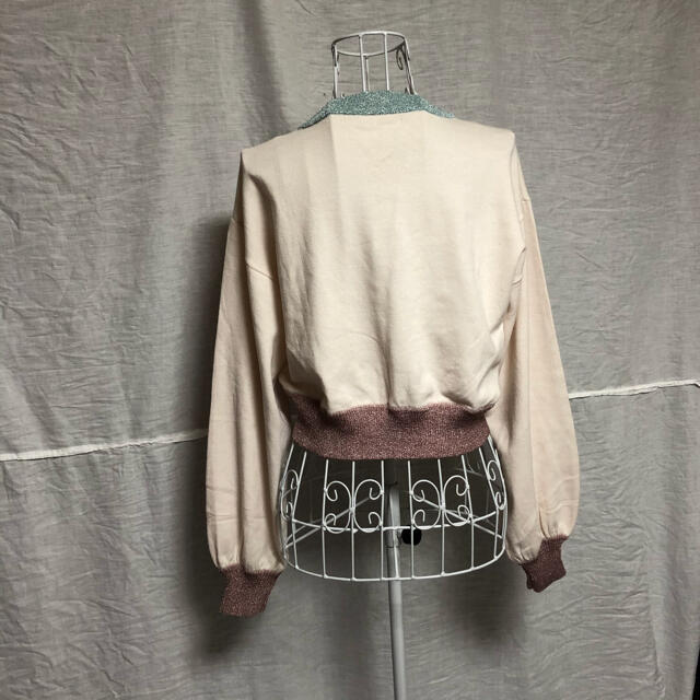 DEPT(デプト)の最終値下 vintage lamé Knit ivory レディースのトップス(ニット/セーター)の商品写真