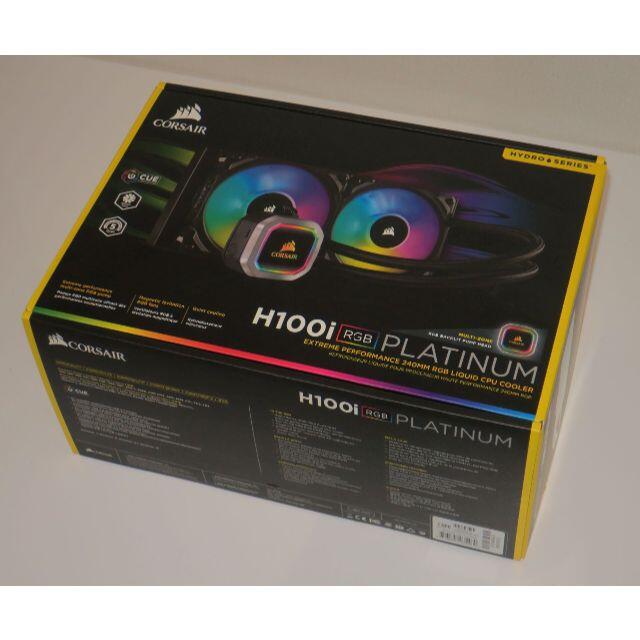 PC/タブレット【新品未使用】Corsair H100i RGB Platinum