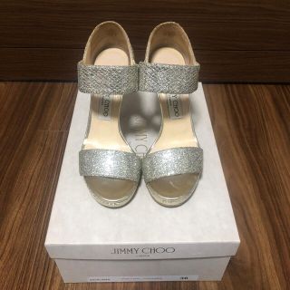 ジミーチュウ(JIMMY CHOO)のJIMMY CHOO ジミーチュウ サンダル パンプス 36 ウェディング (ハイヒール/パンプス)