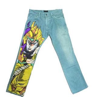 リーバイス(Levi's)のリメイク PAINT ジョジョの奇妙な冒険 デニム 古着(デニム/ジーンズ)