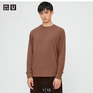 ユニクロ(UNIQLO)の[新品] ﾕﾆｸﾛU ﾋｰﾄﾃｯｸｺｯﾄﾝｸﾙｰﾈｯｸT(長袖)4XL(Tシャツ/カットソー(七分/長袖))