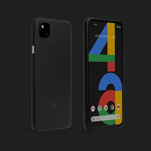 google pixel 4a softbank　Just Blackスマートフォン/携帯電話
