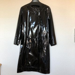 ミュウミュウ(MIU MIU)のmiumiu(ミュウミュウ)のエナメルコート(ロングコート)