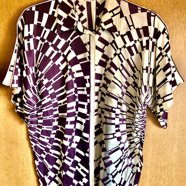 HERMESシルクブラウス(半袖) - www.husnususlu.com