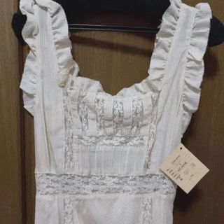 deicy me couture ピンストライプレースmixドレス