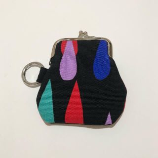 マリメッコ(marimekko)のマリメッコ　ピサロイ　リング付きがま口　ハンドメイド(ポーチ)