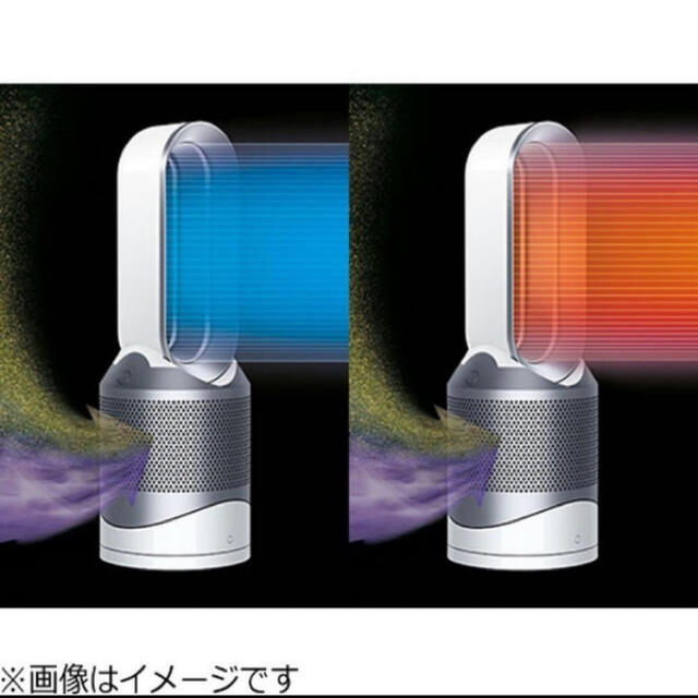 Dyson(ダイソン)のDyson Hot + Cool空気清浄機能付ファンヒーター HP03 WS スマホ/家電/カメラの冷暖房/空調(ファンヒーター)の商品写真