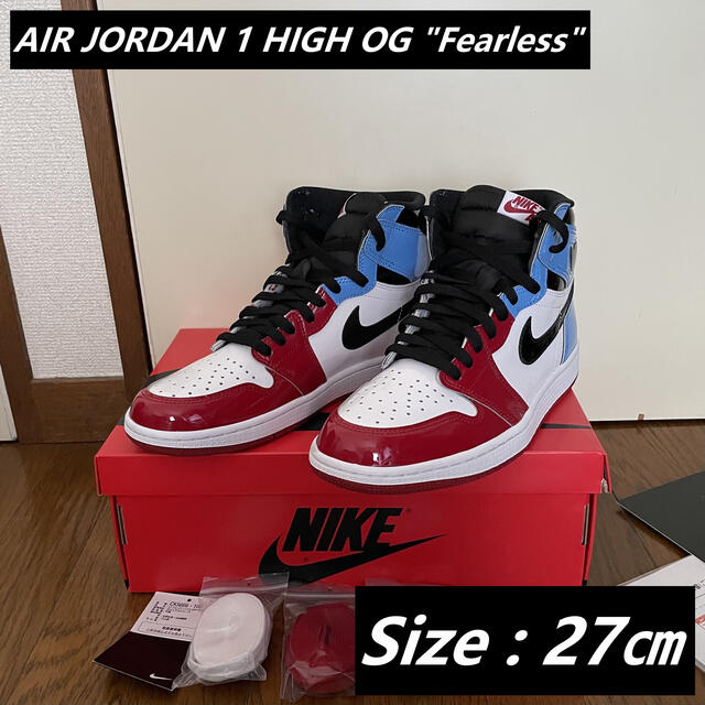 AIR JORDAN 1 HIGH OG "Fearless" / 27㎝