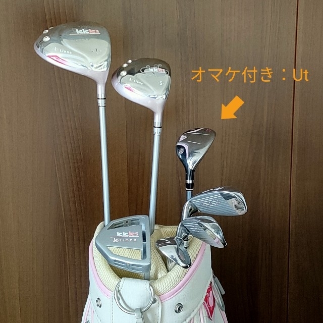 初心者セット レディース ゴルフクラブセット icicles Liona ナイキ