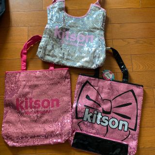 キットソン(KITSON)の1個　キットソン　kitson トートバッグ　エコバッグ　スパンコール　キラキラ(トートバッグ)