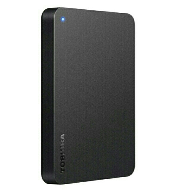 東芝(トウシバ)の東芝 Canvio 1TB USB3.2(Gen1)対応 ポータブルHDD PC スマホ/家電/カメラのテレビ/映像機器(テレビ)の商品写真