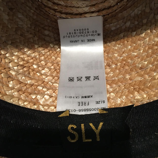 SLY(スライ)のSLY 帽子 レディースの帽子(麦わら帽子/ストローハット)の商品写真