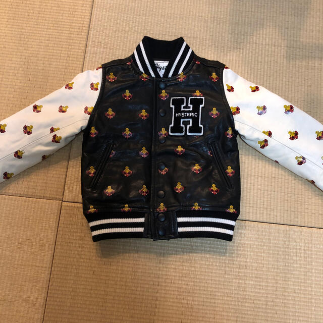 HYSTERIC MINI(ヒステリックミニ)のレザージャケット キッズ/ベビー/マタニティのキッズ服男の子用(90cm~)(ジャケット/上着)の商品写真