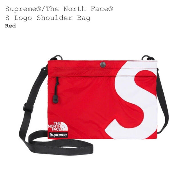 Supreme The North Face Shoulder Bag 赤色