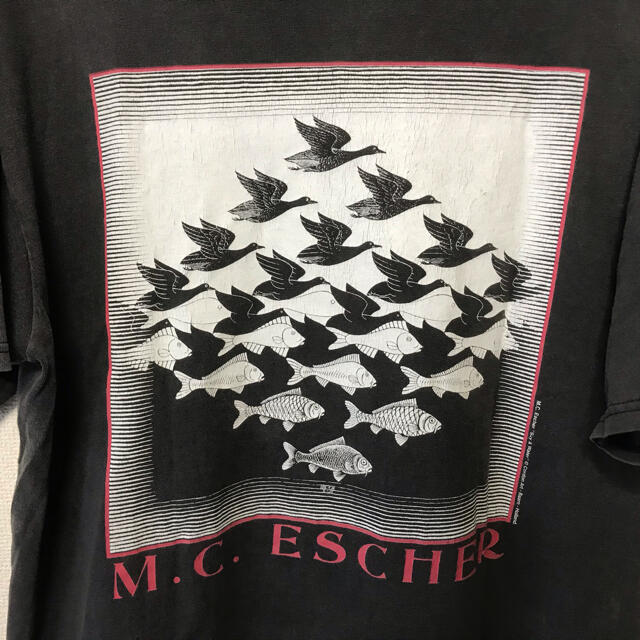 90s Escher エッシャー 菅田将暉 tシャツ 空と水 ビンテージ - www