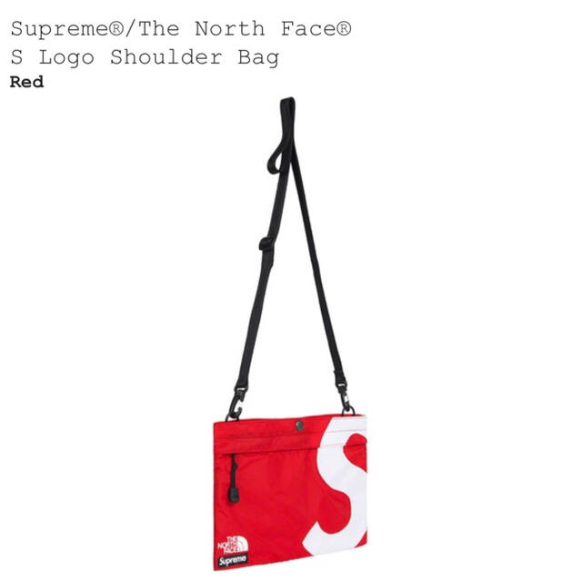 Supreme The North Face Shoulder Bag 赤色 1