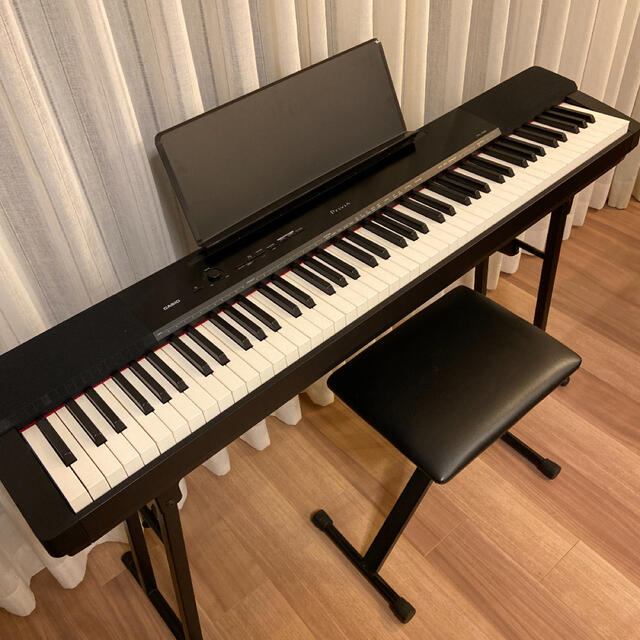 YAMAHA 電子ピアノCASIO プリヴィア コンパクトモデルPX-150BK お洒落