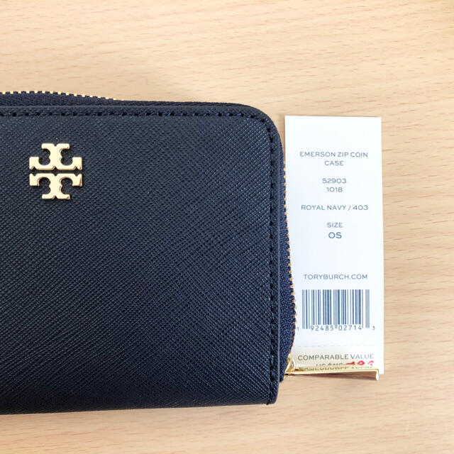 Tory Burch(トリーバーチ)の【MaKaNa様専用】トリーバーチ　コインケース　ネイビー♡ レディースのファッション小物(コインケース)の商品写真