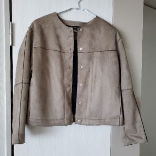 ザラ(ZARA)のZARA ノーカラージャケット(ノーカラージャケット)