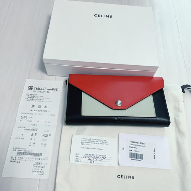 オリジナルデザイン手作り商品 即決価格 セール 美品 財布 セリーヌ