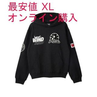 ヒステリックグラマー(HYSTERIC GLAMOUR)の最安値 WIND AND SEA × HYSTERIC GLAMOUR パーカー(パーカー)