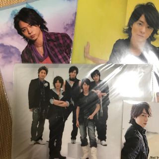 アラシ(嵐)の嵐クリアファイル&写真(アイドルグッズ)