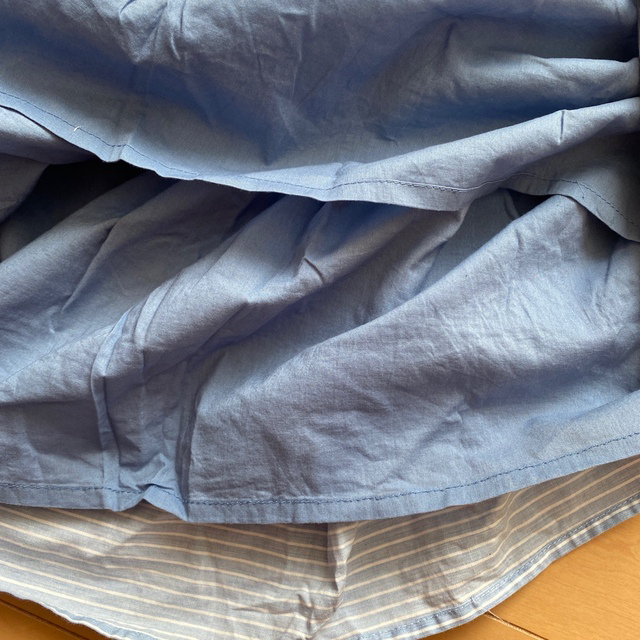 pom ponette(ポンポネット)の美品　ポンポネット  ボーダーのスカート　　160 キッズ/ベビー/マタニティのキッズ服女の子用(90cm~)(スカート)の商品写真
