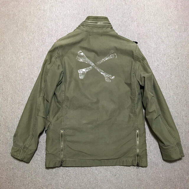 レア WTAPS クロスボーンM-65 COTTON SATINダブルタップス 無料配達
