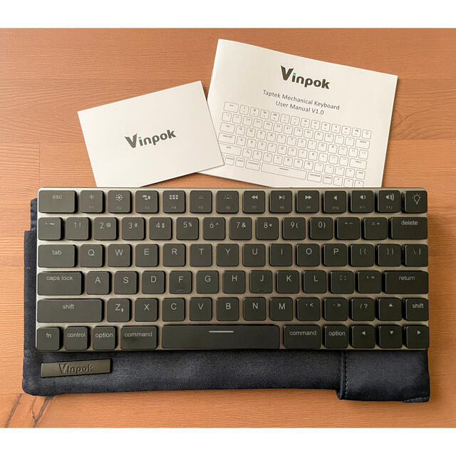Vinpok Taptek Mac/US配列 ワイヤレス メカニカル・キーボード