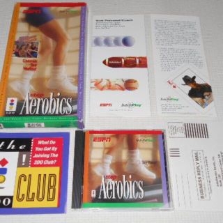 3DO★STEP AEROBICS 海外版(国内本体動作可能)★箱付・説明書付・(家庭用ゲームソフト)