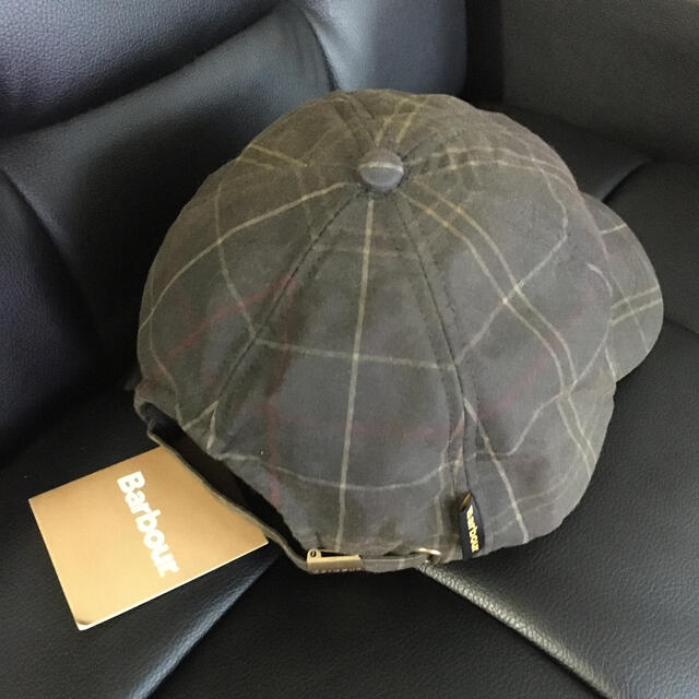 Barbour(バーブァー)の新品未使用　Barbour スポーツキャップ　タータンチェック　ワックス加工 メンズの帽子(キャップ)の商品写真